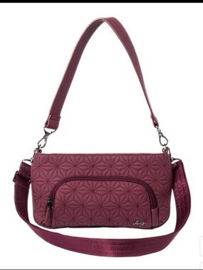 Lug 🪁 Flyer VL Crossbody Bag in Wine NWT 3 Straps